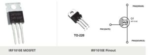 IRF1010E – N-Channel Power MOSFET, Feature, Pinout Diagram & Datasheet